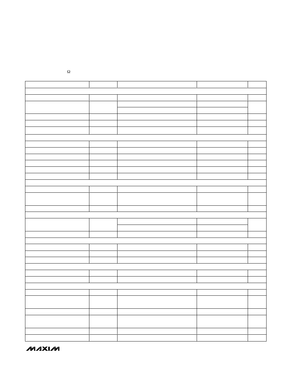 Electrical characteristics (continued) | Rainbow Electronics MAX5071 User Manual | Page 5 / 22