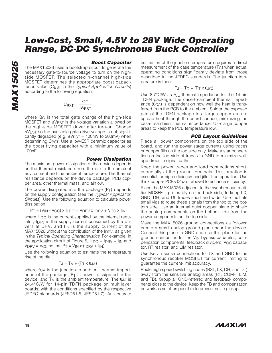 Rainbow Electronics MAX15026 User Manual | Page 18 / 22