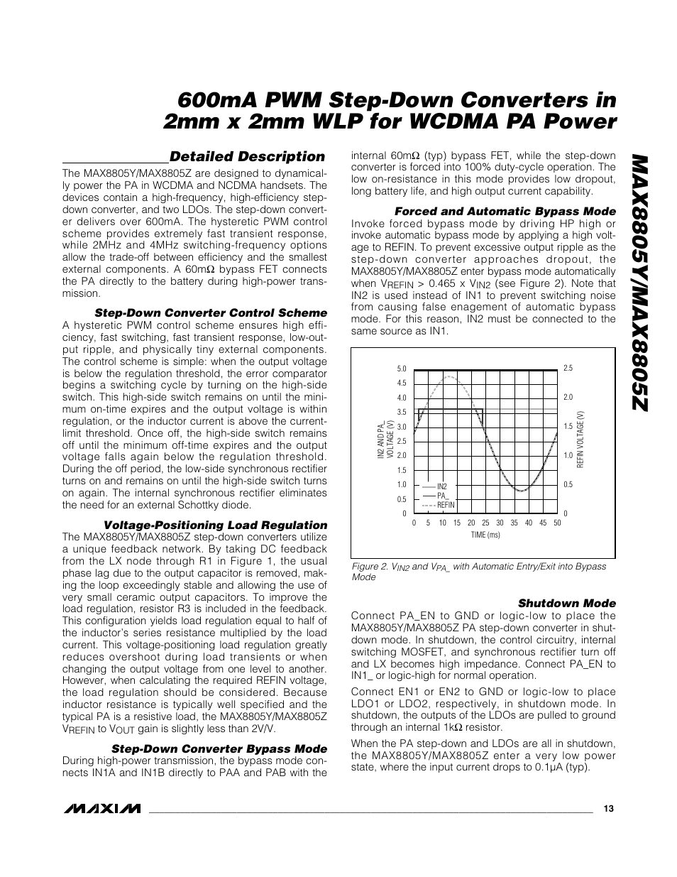 Detailed description | Rainbow Electronics MAX8805Z User Manual | Page 13 / 21