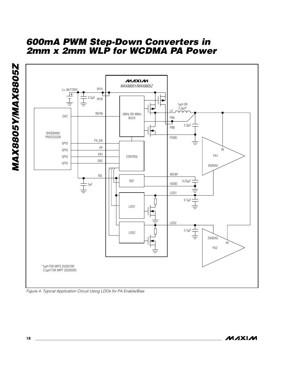 Rainbow Electronics MAX8805Z User Manual | Page 18 / 21