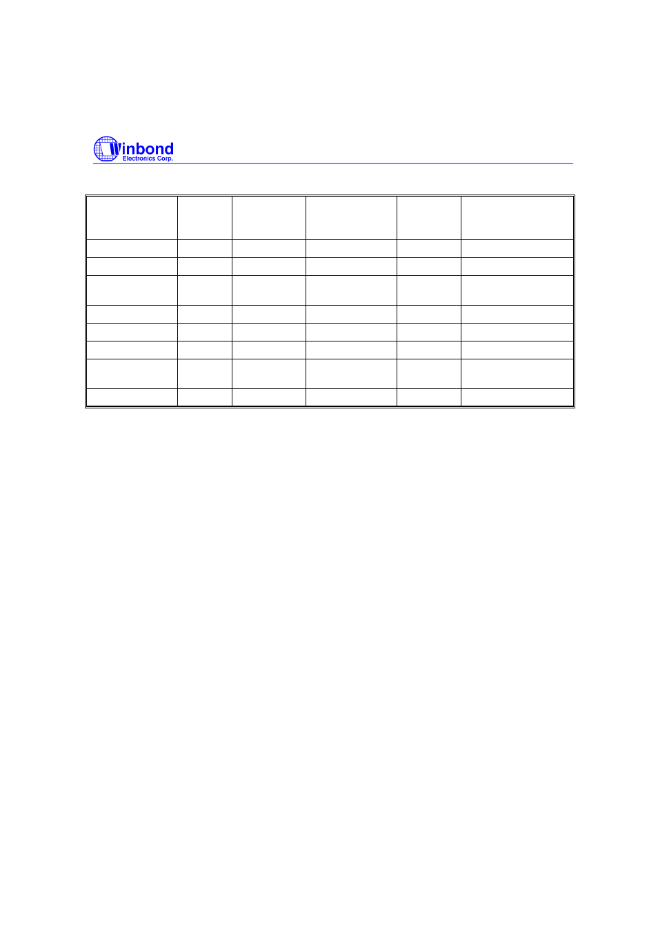 Preliminary w24l11 | Rainbow Electronics W24L11 User Manual | Page 8 / 11