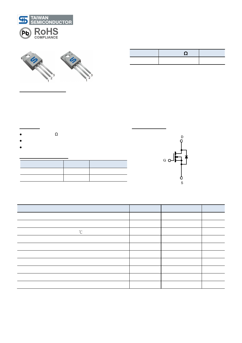 Rainbow Electronics TSM20N50 User Manual | 10 pages