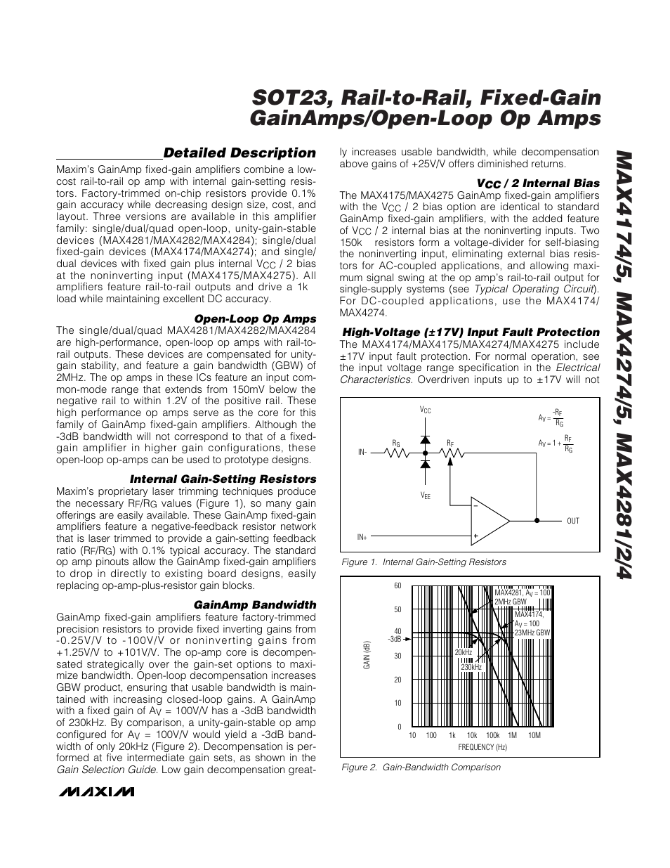 Detailed description | Rainbow Electronics MAX4284 User Manual | Page 11 / 20