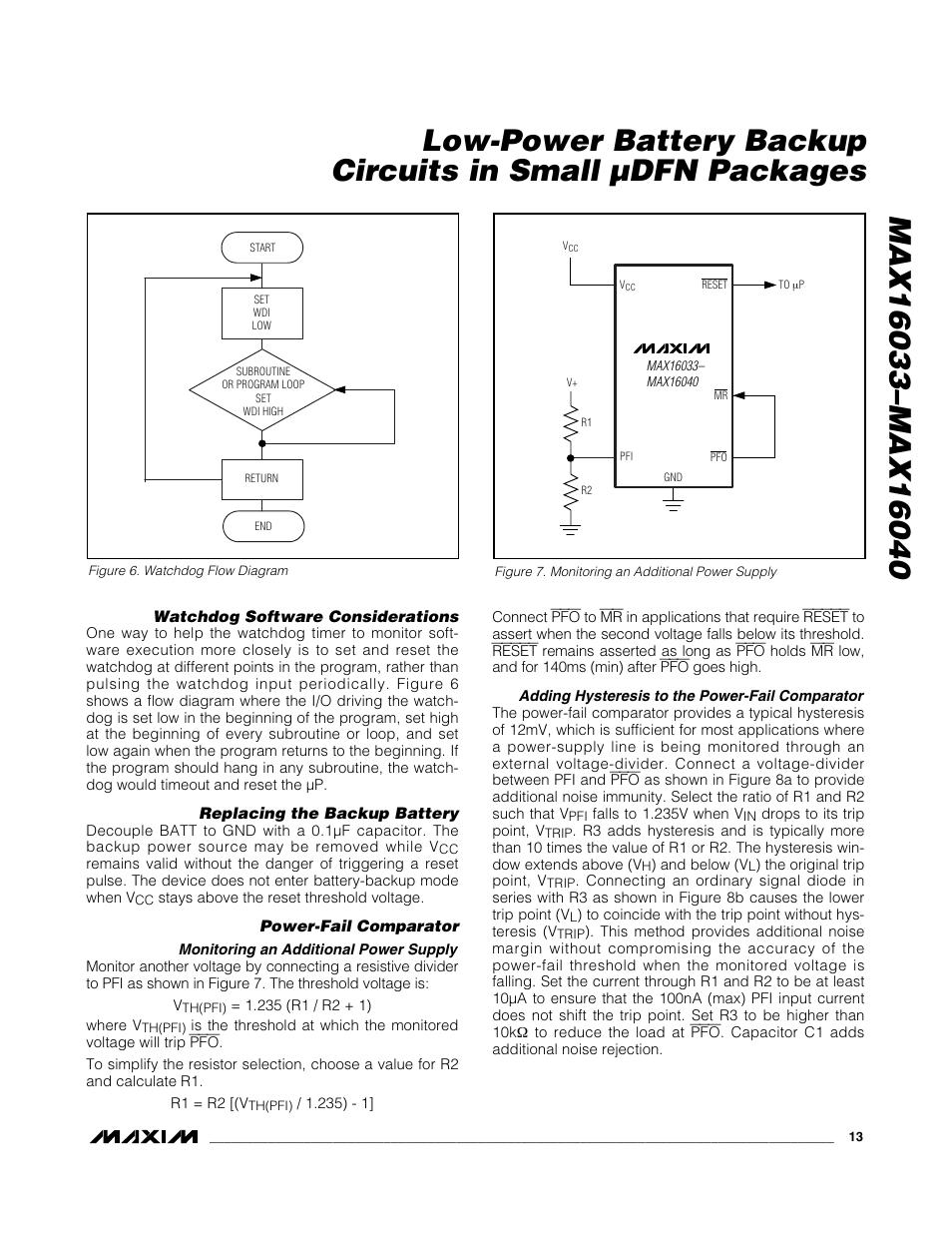 Rainbow Electronics MAX16040 User Manual | Page 13 / 21