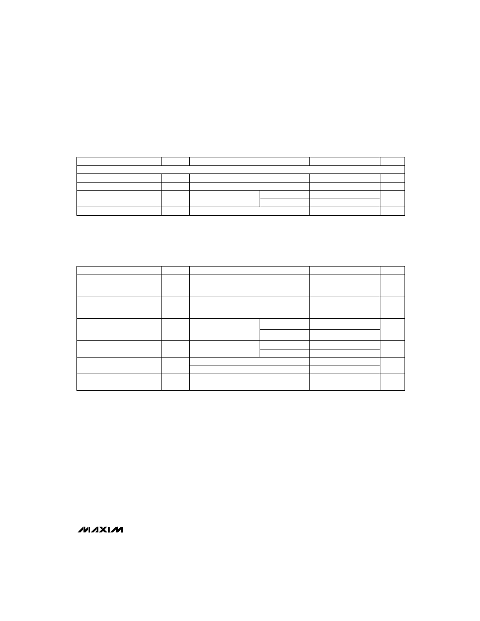 Electrical characteristics (continued) | Rainbow Electronics MX7535 User Manual | Page 3 / 16