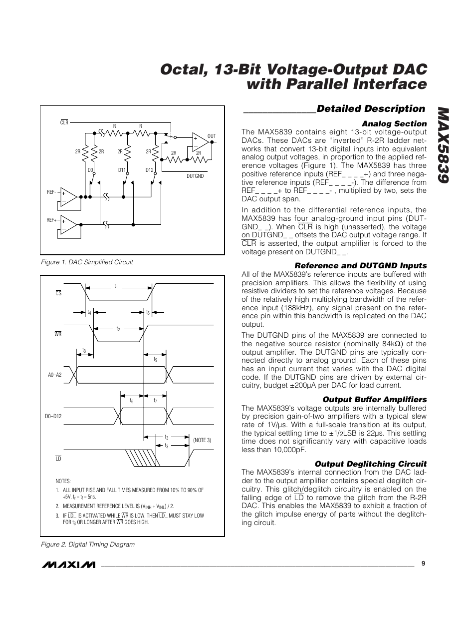 Detailed description | Rainbow Electronics MAX5839 User Manual | Page 9 / 16