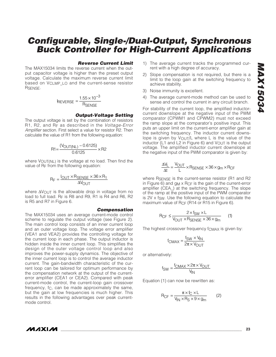 Rainbow Electronics MAX15034 User Manual | Page 23 / 25
