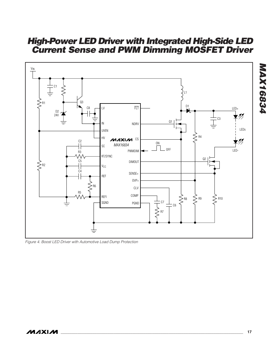 Rainbow Electronics MAX16834 User Manual | Page 17 / 22
