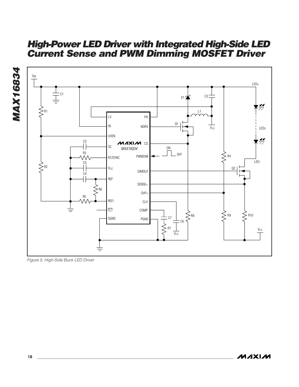 Rainbow Electronics MAX16834 User Manual | Page 18 / 22