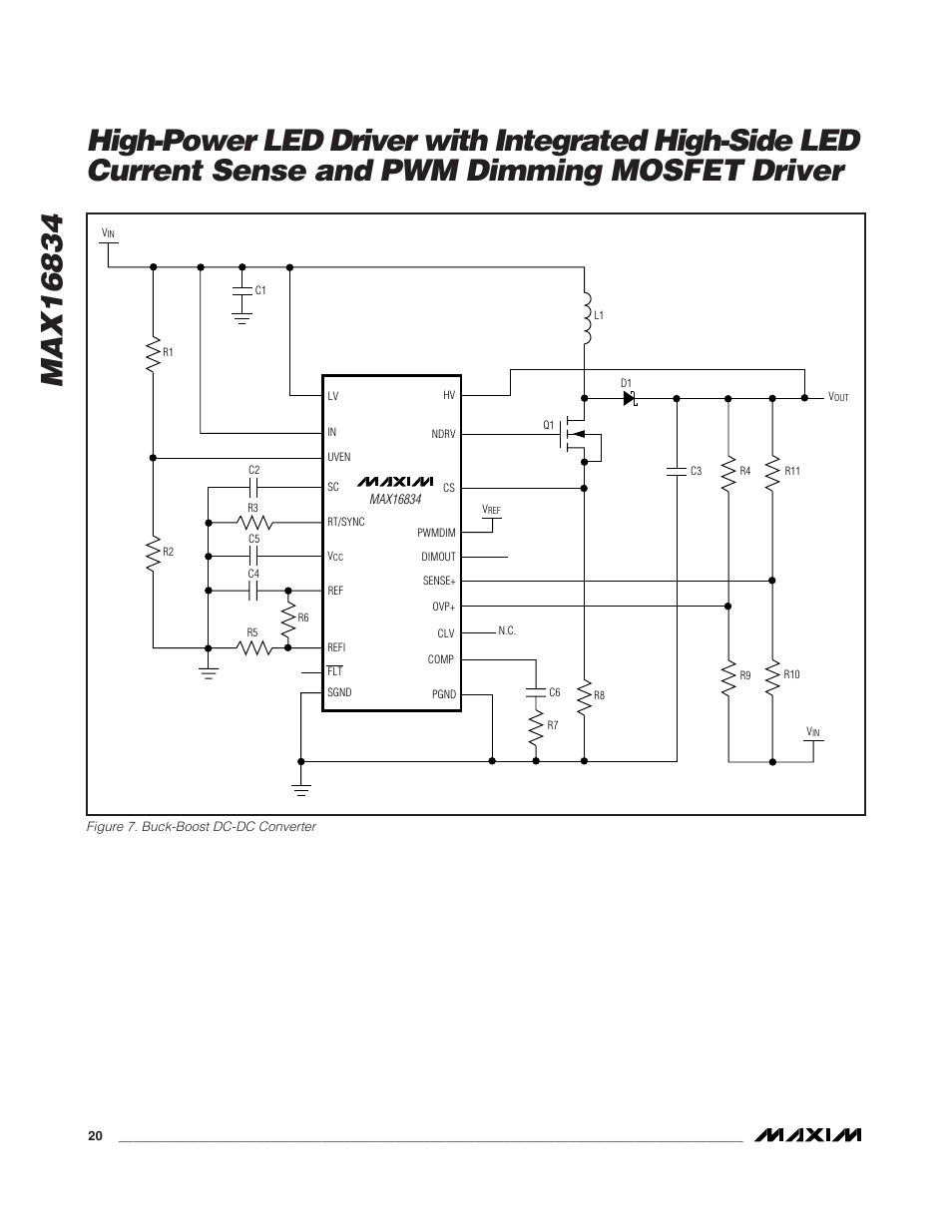 Rainbow Electronics MAX16834 User Manual | Page 20 / 22