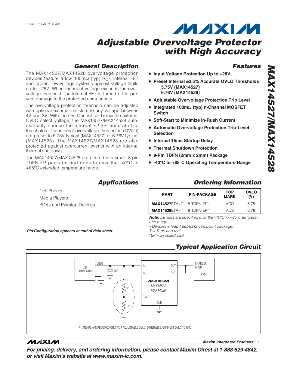 Rainbow Electronics MAX14528 User Manual | 7 pages
