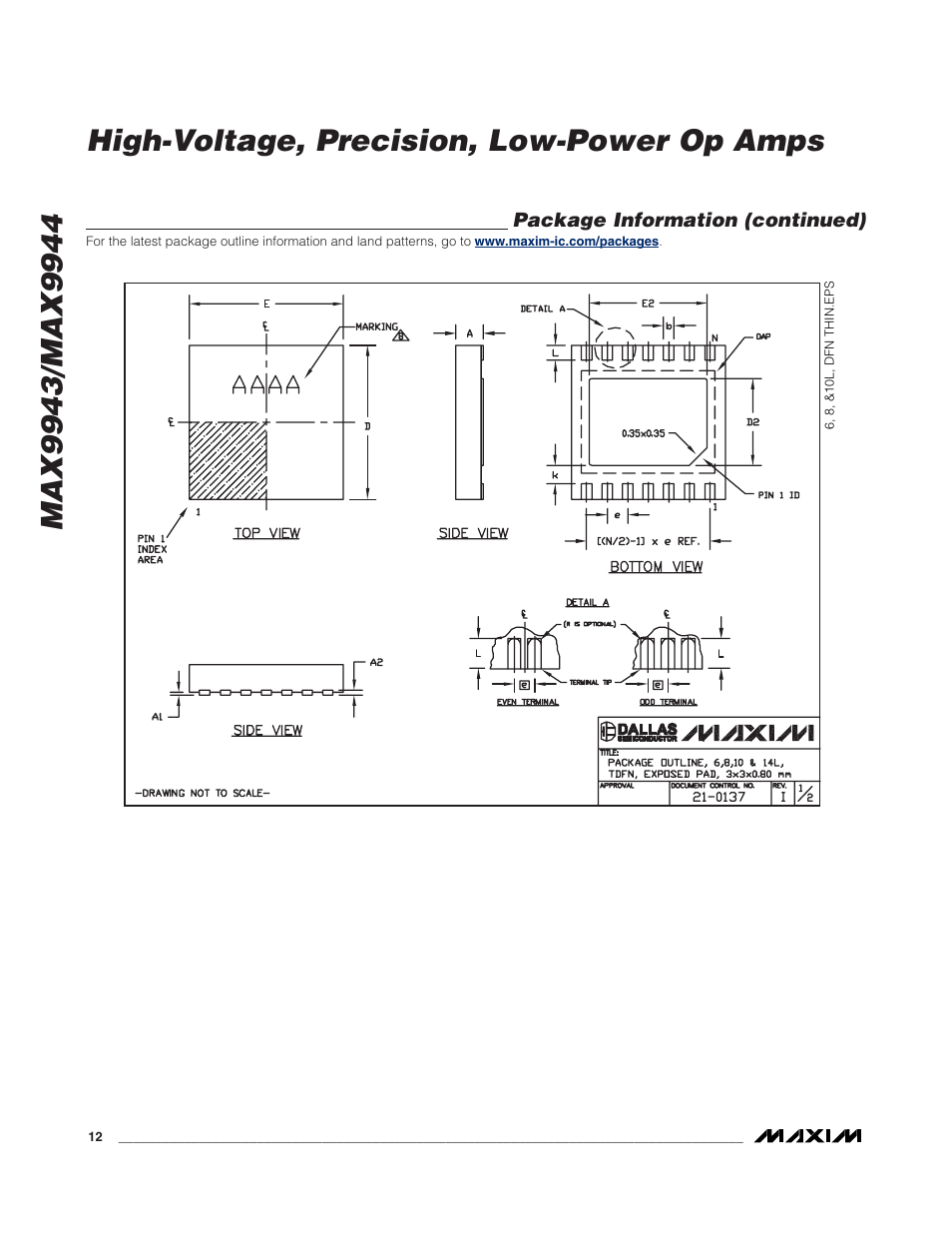 Rainbow Electronics MAX9944 User Manual | Page 12 / 15