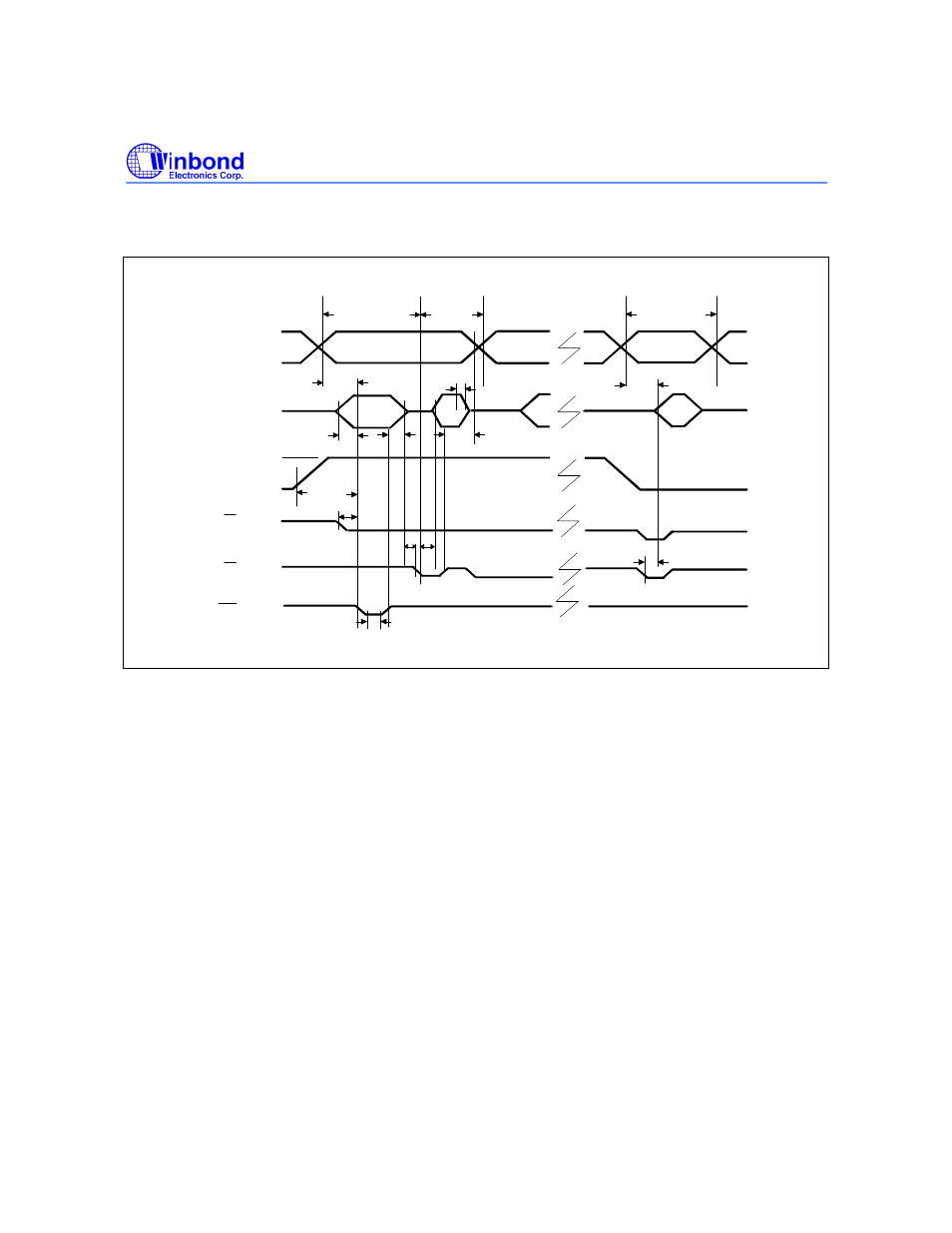 Programming waveform, Timing waveforms, continued | Rainbow Electronics W27L010 User Manual | Page 9 / 14