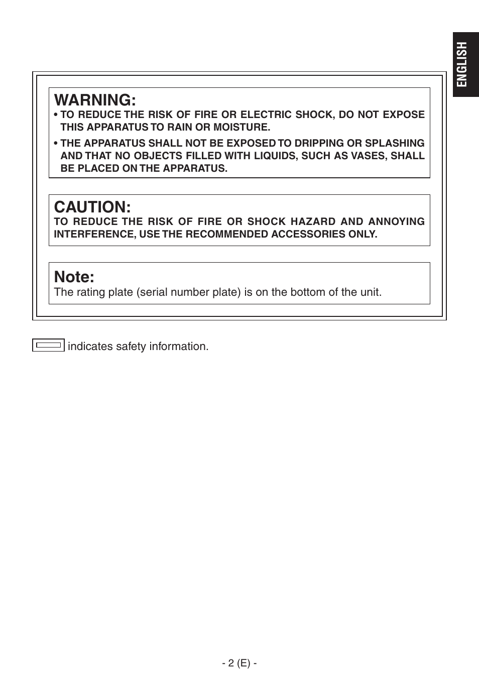 01ak-hrp150g_p.pdf, Caution, Warning | Panasonic AK-HRP150 User Manual | Page 3 / 103