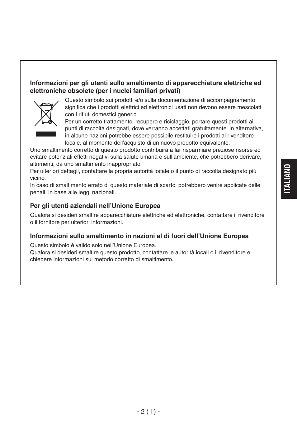 It aliano | Panasonic AK-HRP150 User Manual | Page 41 / 103