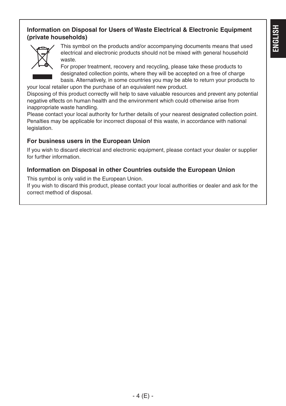 English | Panasonic AK-HRP150 User Manual | Page 5 / 103