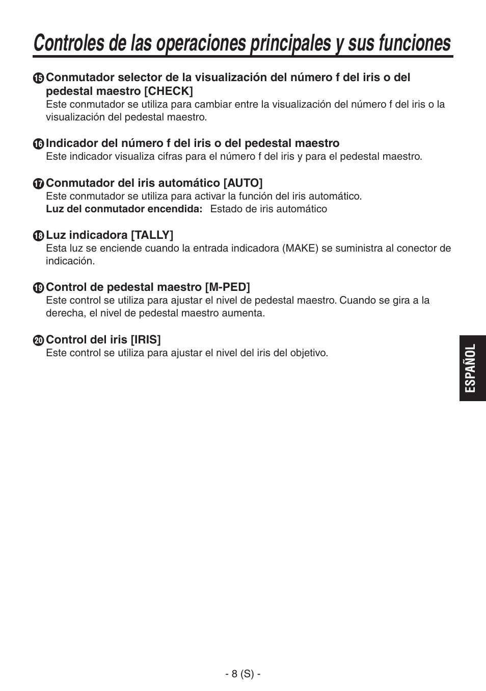 Panasonic AK-HRP150 User Manual | Page 59 / 103