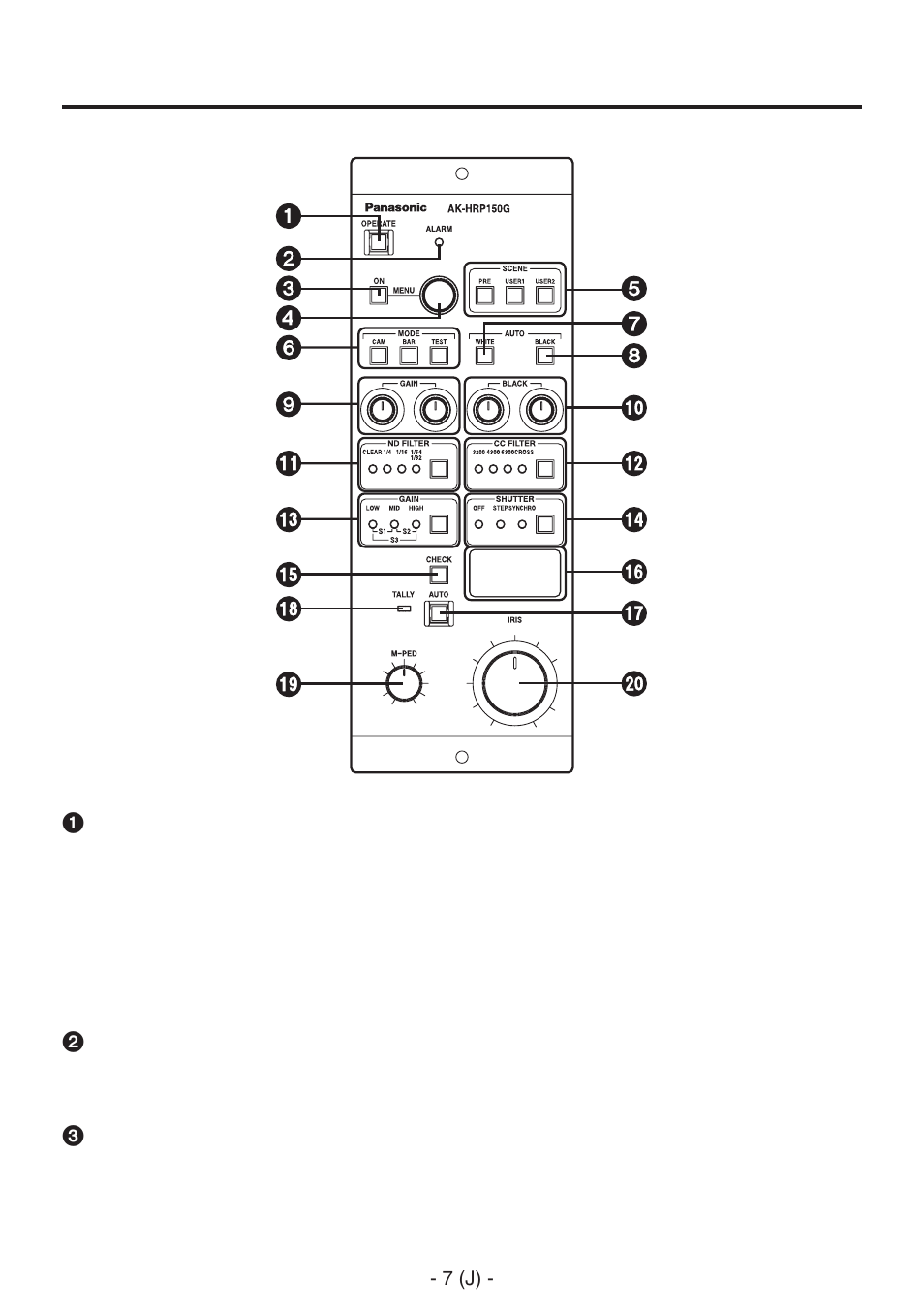 Panasonic AK-HRP150 User Manual | Page 94 / 103