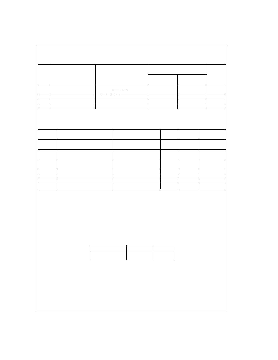 Dc electrical characteristics, Bandgap reference electrical characteristics | Rainbow Electronics ADC08161 User Manual | Page 5 / 16