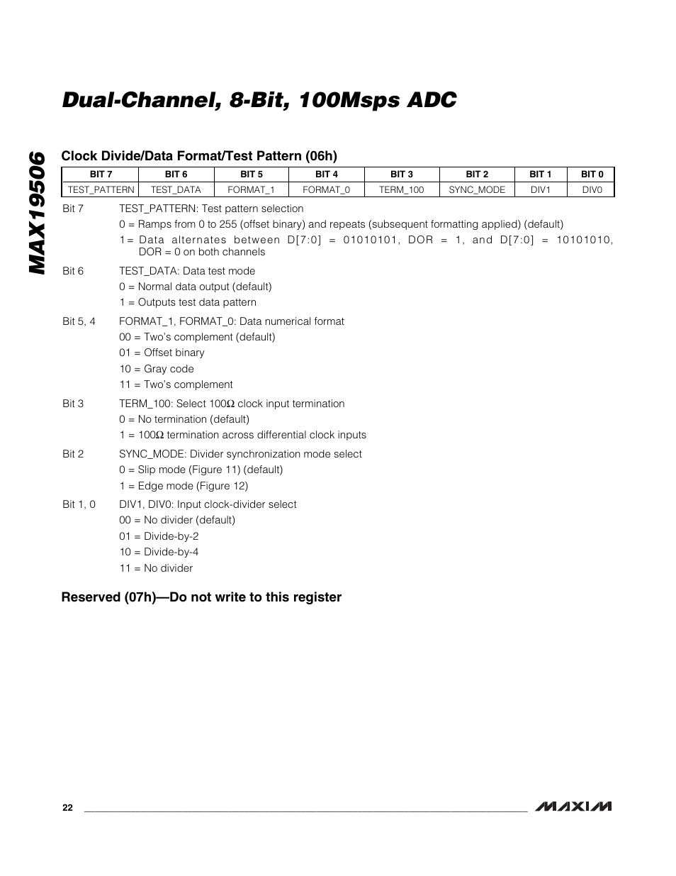 Rainbow Electronics MAX19506 User Manual | Page 22 / 34