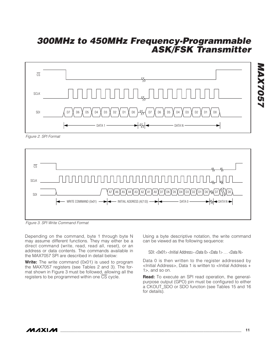 Rainbow Electronics MAX7057 User Manual | Page 11 / 19