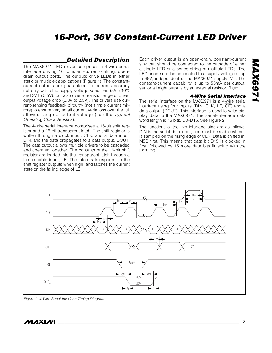 Detailed description | Rainbow Electronics MAX6971 User Manual | Page 7 / 12