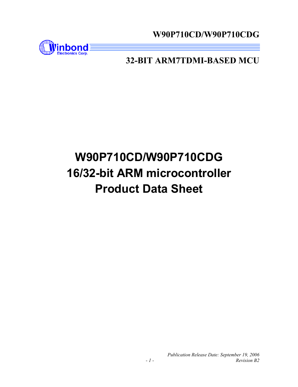 Rainbow Electronics W90P710CDG User Manual | 552 pages