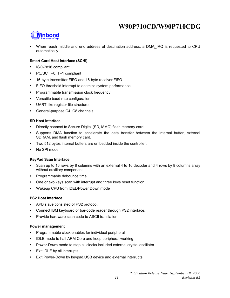 Rainbow Electronics W90P710CDG User Manual | Page 11 / 552