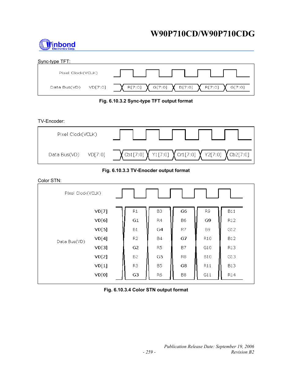 Rainbow Electronics W90P710CDG User Manual | Page 259 / 552