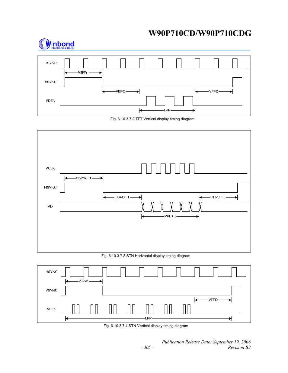 Rainbow Electronics W90P710CDG User Manual | Page 305 / 552