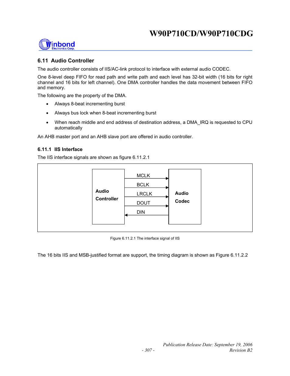 Rainbow Electronics W90P710CDG User Manual | Page 307 / 552