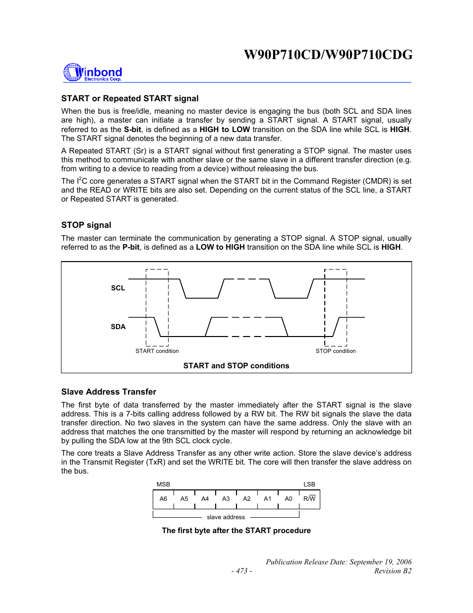 Rainbow Electronics W90P710CDG User Manual | Page 473 / 552