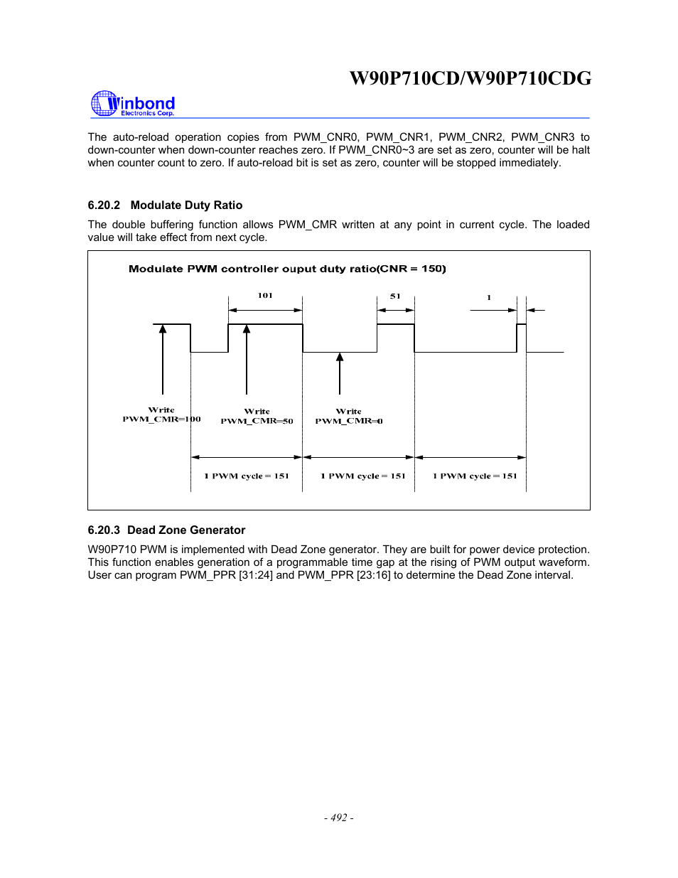 Rainbow Electronics W90P710CDG User Manual | Page 491 / 552