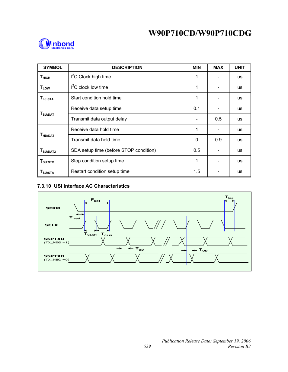 Rainbow Electronics W90P710CDG User Manual | Page 528 / 552