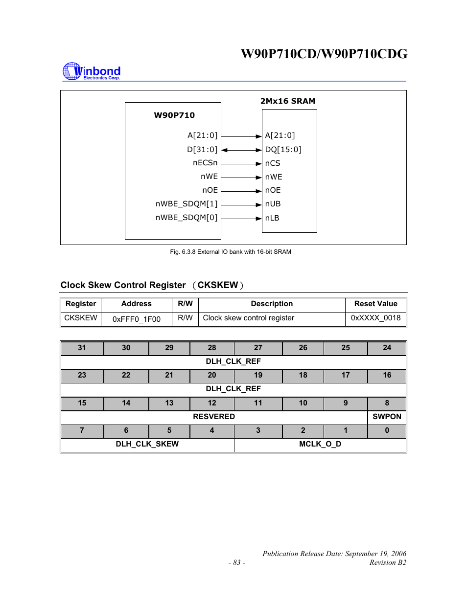 Rainbow Electronics W90P710CDG User Manual | Page 83 / 552