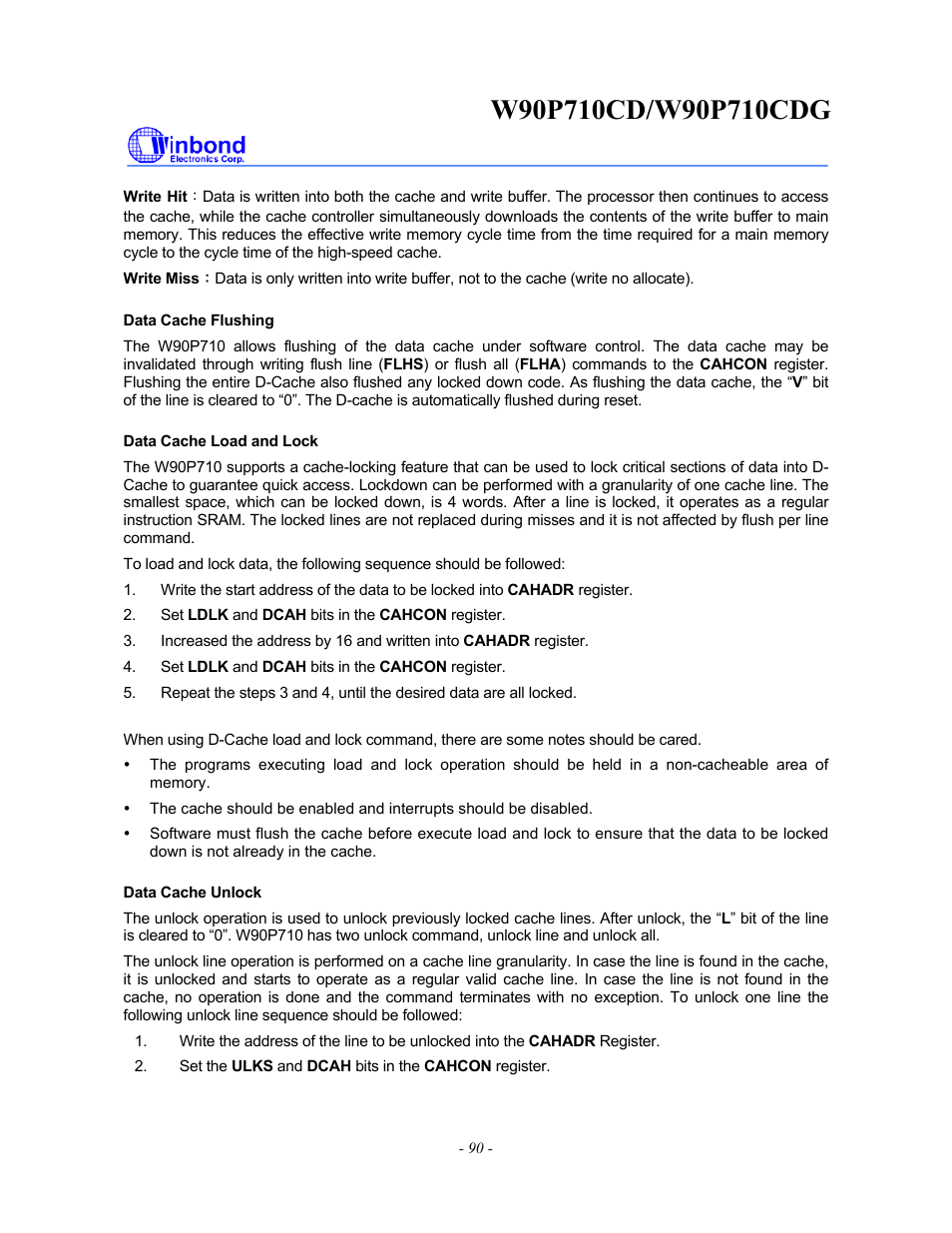 Rainbow Electronics W90P710CDG User Manual | Page 90 / 552