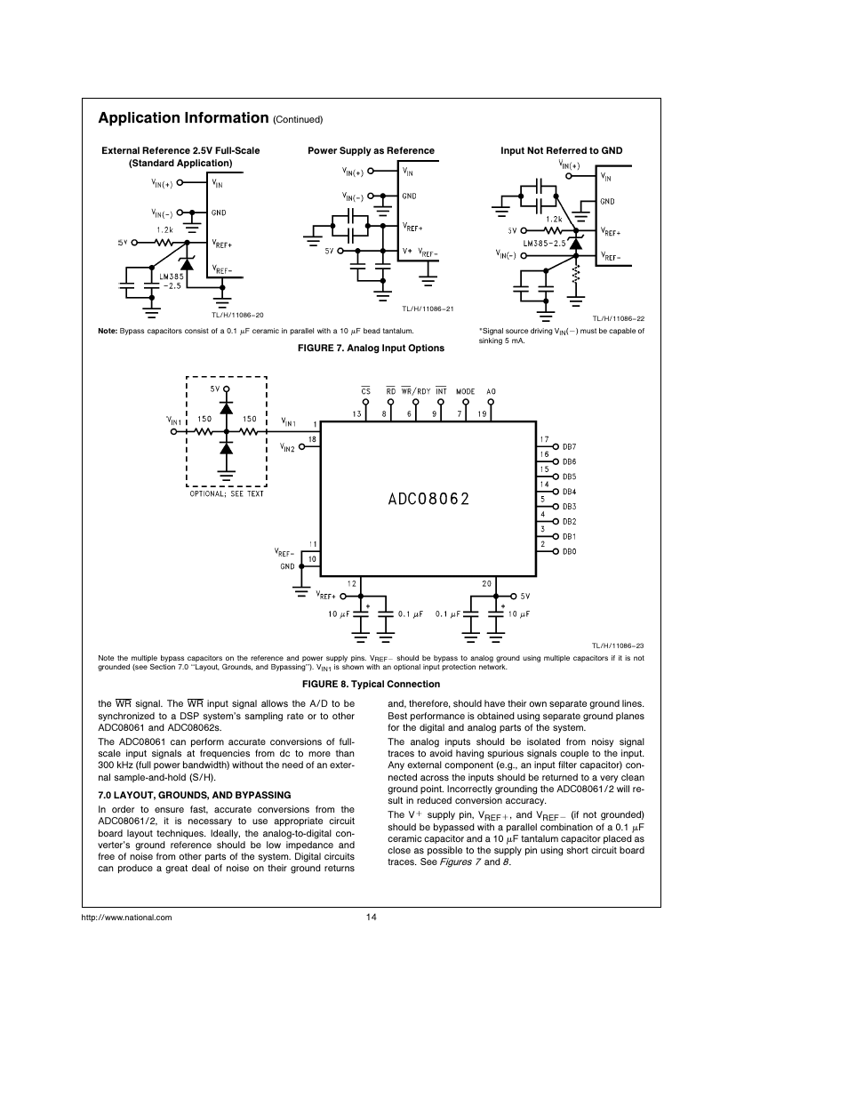 Application information | Rainbow Electronics ADC08062 User Manual | Page 14 / 16