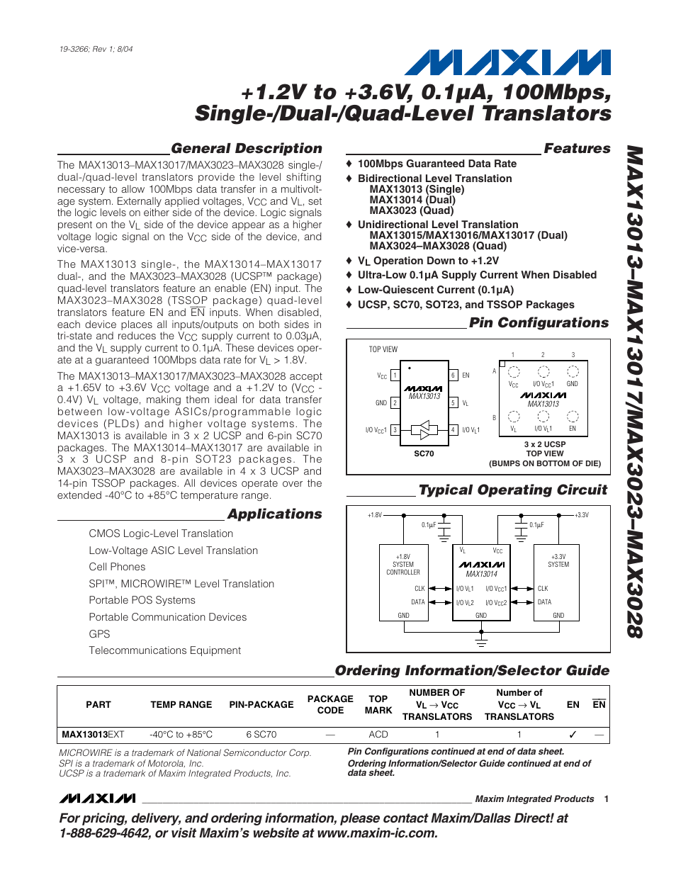 Rainbow Electronics MAX3028 User Manual | 21 pages