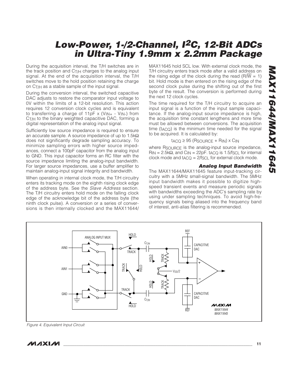 Rainbow Electronics MAX11645 User Manual | Page 11 / 22