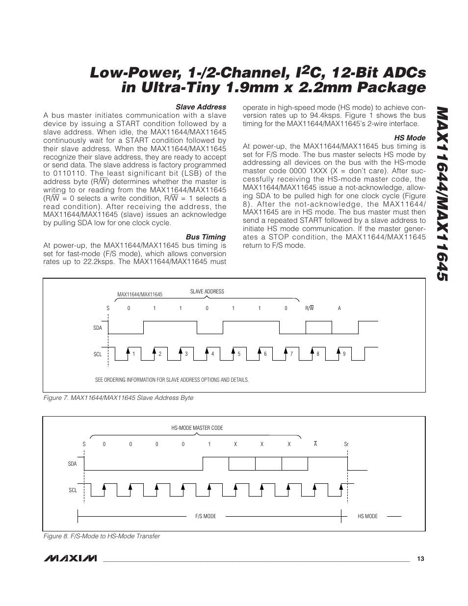 Rainbow Electronics MAX11645 User Manual | Page 13 / 22