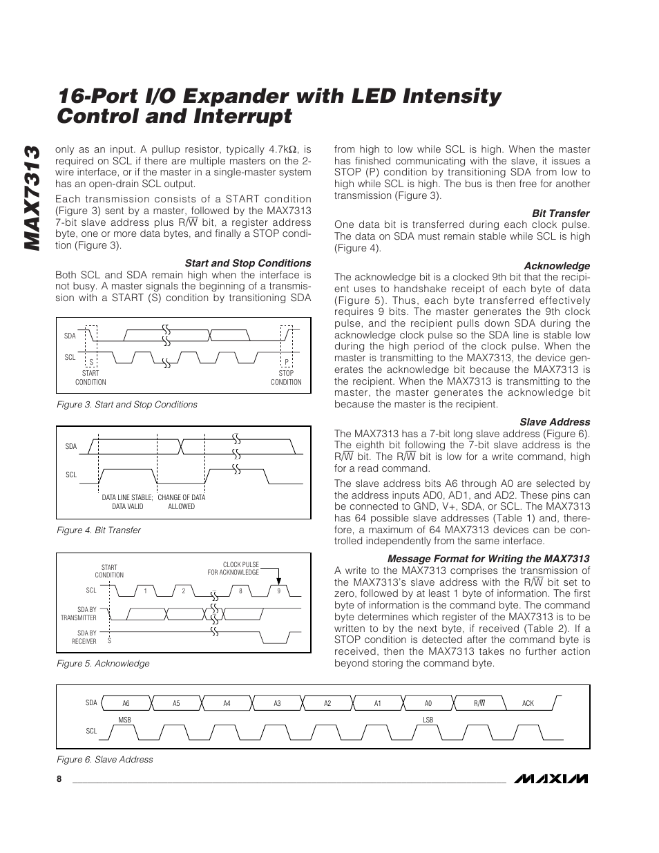 Max7313 | Rainbow Electronics MAX7313 User Manual | Page 8 / 27