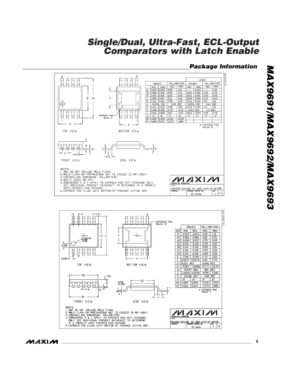 Rainbow Electronics MAX9693 User Manual | Page 9 / 10