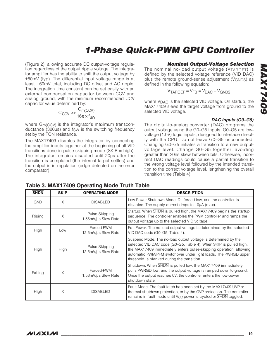 Rainbow Electronics MAX17409 User Manual | Page 19 / 32