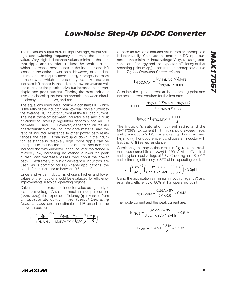 Rainbow Electronics MAX17067 User Manual | Page 9 / 13