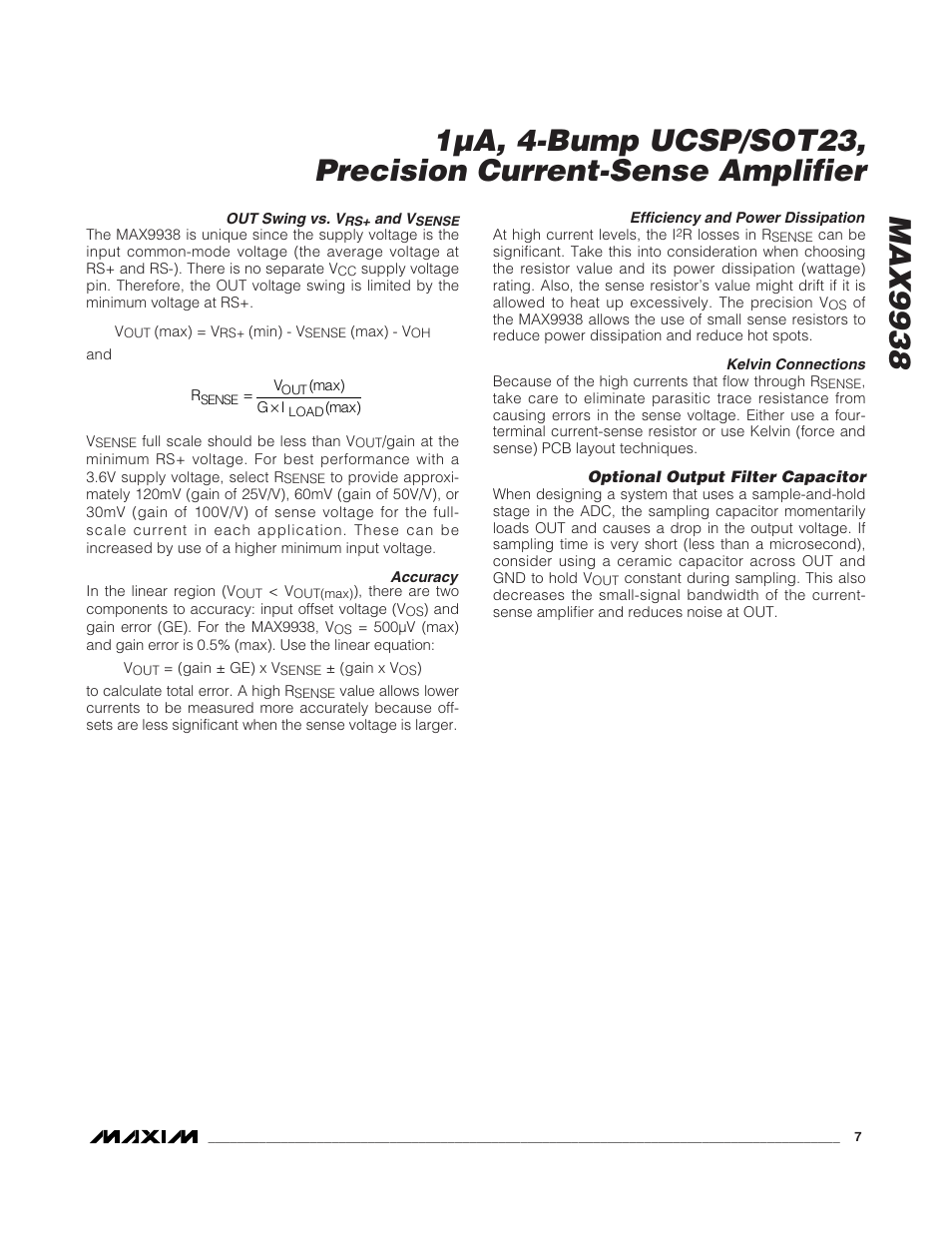 Rainbow Electronics MAX9938 User Manual | Page 7 / 9