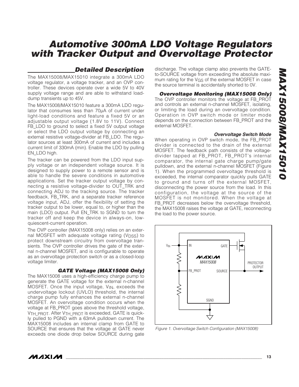 Detailed description | Rainbow Electronics MAX15010 User Manual | Page 13 / 24