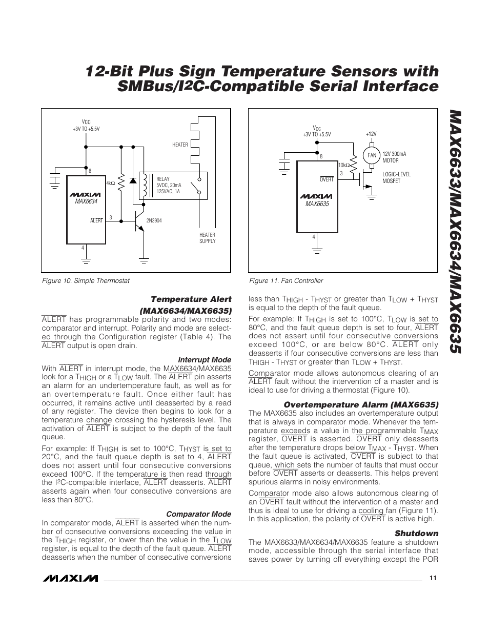 C-compatible serial interface | Rainbow Electronics MAX6635 User Manual | Page 11 / 16