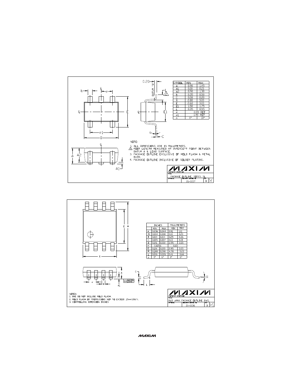 Package information | Rainbow Electronics MAX4334 User Manual | Page 16 / 16