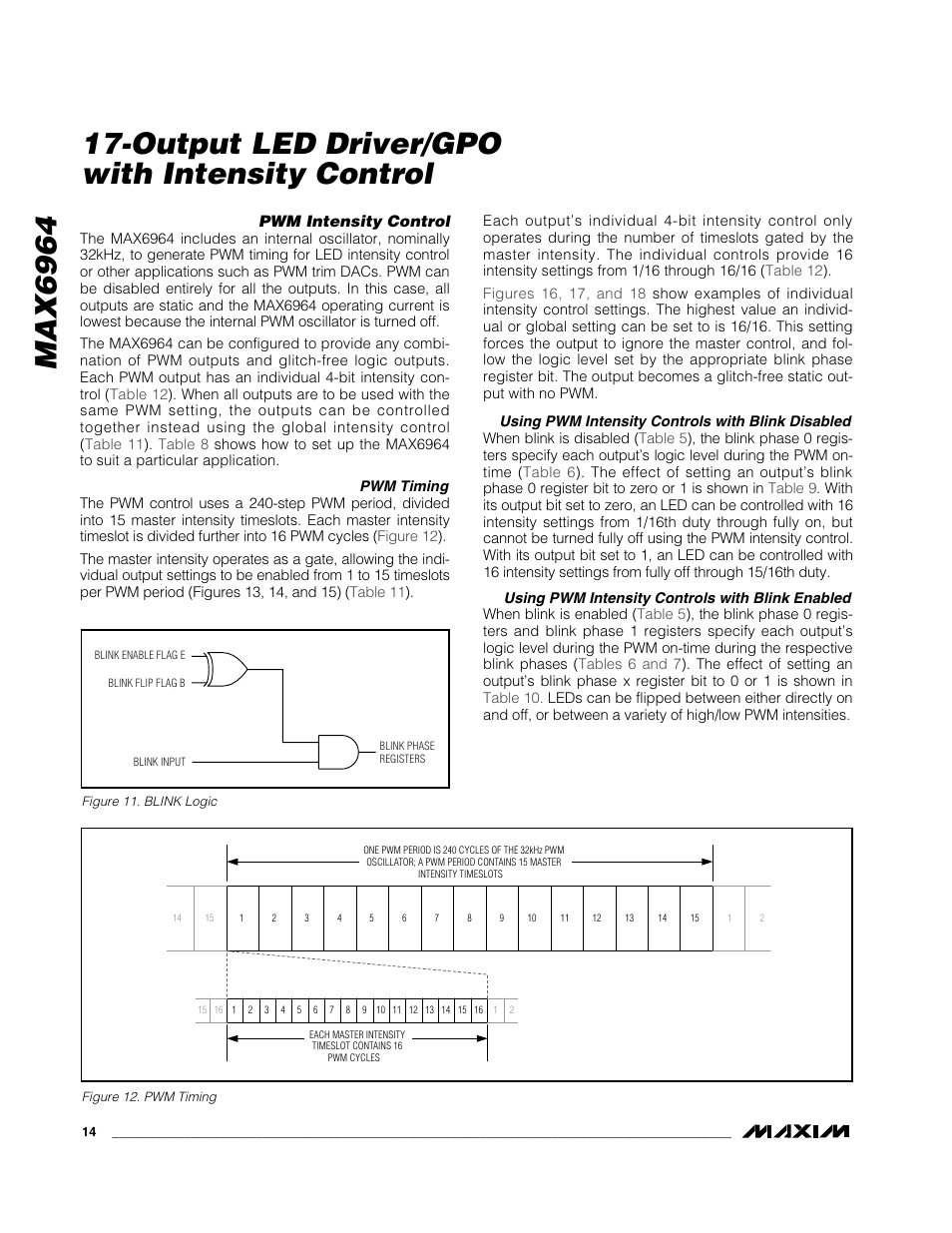 Rainbow Electronics MAX6964 User Manual | Page 14 / 23