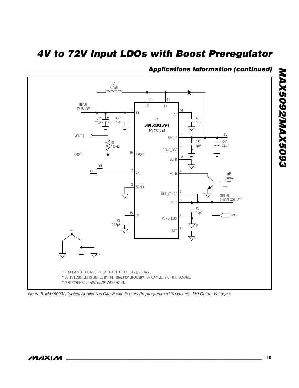 Applications information (continued) | Rainbow Electronics MAX5093 User Manual | Page 15 / 23